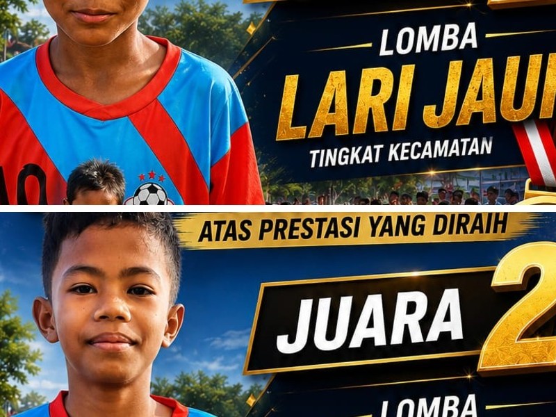 juara lomba lari jauh tingkat kecamatan mlandingan tahun 2026